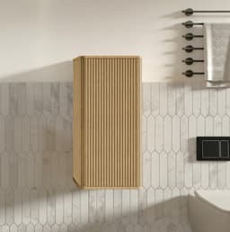MODFU - Badkamer Wandkast - Wandmontage - Push-To-Open - Eiken - MDF — thumbnail 1