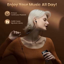 MP3 Speler Bluetooth 5.2 - 128 GB Intern Geheugen - 2 Inch Scherm - Zink Behuizing - Hi-Res Audio Speler — thumbnail 5