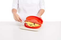 Omeletkoker voor de magnetron, rood, 0,4 l — thumbnail 3