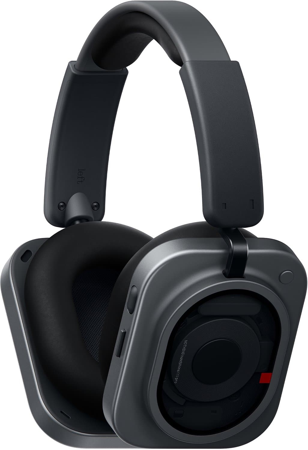 Nothing Headphone (1) Pro Hoofdtelefoons Bedraad en draadloos Hoofdband Muziek USB Type-C Bluetooth Zwart — afbeelding 1