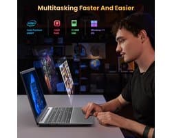 Laptop 16GB RAM 512GB SSD - 15,6 Inch Full HD IPS - Intel 6500Y Processor - Space Gray - Notebook