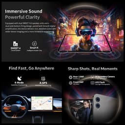 Tablet 13,4 Inch 4G Android 16 - 6 GB RAM 128 GB Opslag - IPS Scherm - Octa Core Processor - Voor Volwassenen — thumbnail 4