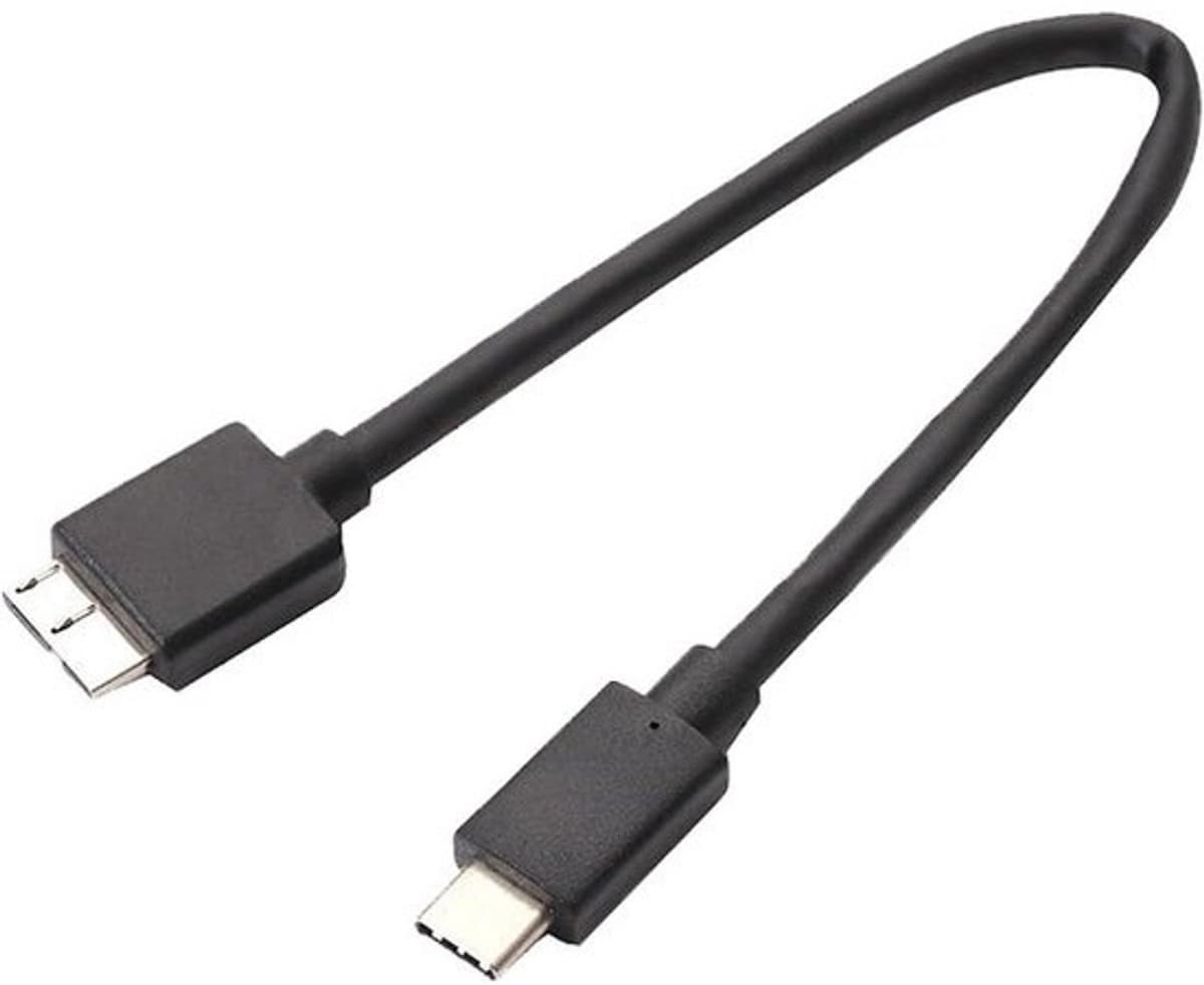 Gegevensoverdrachtkabel - Kabel voor externe HDD - Bestanden overzetten - High-speed 5 Gbps - Tot 5 TB - Zwart — afbeelding 1