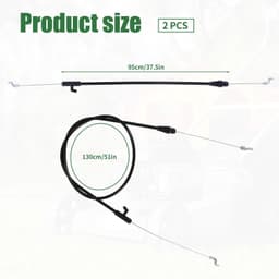 946-04661A Bedienkabel 53cm Zelfrijdende Benzinemaaier voor TB110 TB230, 746-04661A Gashendelkabel Vervanging voor Grasmaaier — thumbnail 2