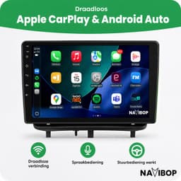 Navibop Autoradio geschikt voor Opel Corsa D 2007 t/m 2012 - Draadloos Apple CarPlay & Android Auto - 9 inch touchscreen - Android 15 - 4GB/64GB - Navigatie - Bluetooth - DAB+ ready - 2 din - 2007 2008 2009 2010 2011 2012 — thumbnail 2