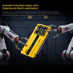 OUKITEL WP60 Rugged Smartphone - 4G LET - 24GB RAM - 512GB ROM - 7,2 inch 120Hz - 10000mAh 33W - 108MP Camera - Dual SIM - Android 15 - NFC GPS - Zwart — thumbnail 2