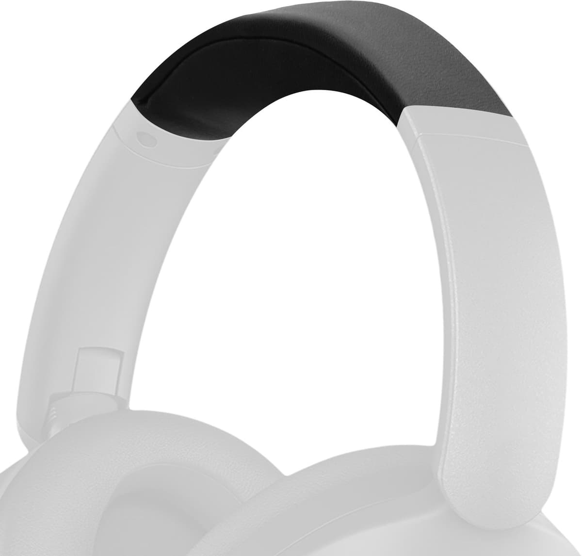 kwmobile vervangende koptelefoon band geschikt voor SonyWH-XB910N hoofdband - Hoofdtelefoon cover van kunstleer - In zwart — afbeelding 1
