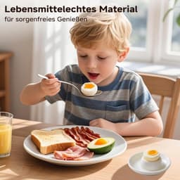 Set van 6 Eierdoppen van Plastic, Magnetron- en Vaatwasserbestendig — thumbnail 2