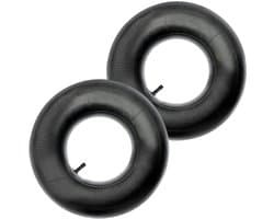 SnelShoppen - Hose Tyres 3.50/4.00-6, 2-Pack Vervangende Binnenbanden voor Handtruck, Tuinwagen, Grasmaaier, Duurzaam Rubber, 30 psi Maximale Inflatie