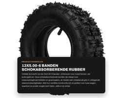 Dailygoods- Grasmaaier Banden Schokabsorberend - Binnen- en Buitenbanden - Verdikte Band - Antislip Textuur - Duurzaam Butylrubber - Uitstekende Afdichtingsprestaties