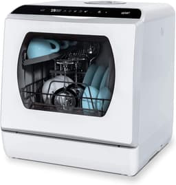 Kavora® Mini Vaatwasser - Tafelvaatwasser - Ruimte voor 4 Couverts - Wit - 43cm x 43cm x 46cm — thumbnail 1