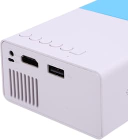 1080p Projector, 200 Lm Helderheid Small Travel Projector, 5V/2A Voeding, voor Thuistertainment, Vergaderingen en Gaming (EU-stekker) — thumbnail 2