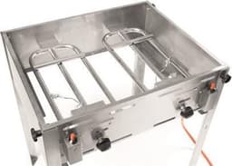 HENDI Grill-Master Maxi – Krachtige barbecue – 11,6kW – 650x540x840 mm – Inclusief gasslang en drukregelaar — thumbnail 3