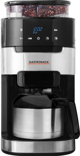 Gastroback 42711s Grind & Brew Pro Met RVS kan — thumbnail 1
