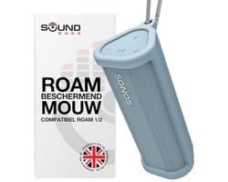 Draagbare Siliconen Hoes voor Draadloze Bluetooth Speaker | Blau | Inclusief Stevige Carabiner