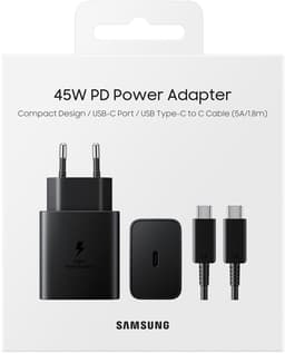 Samsung - Efficiency Adapter - 45W - USB-C - 1.8 Meter - Zwart — thumbnail 18