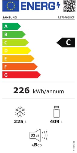 Samsung RS70F66KCFEF - Amerikaanse koelkast - 7 serie - Zwart Inox - Wifi — thumbnail 3