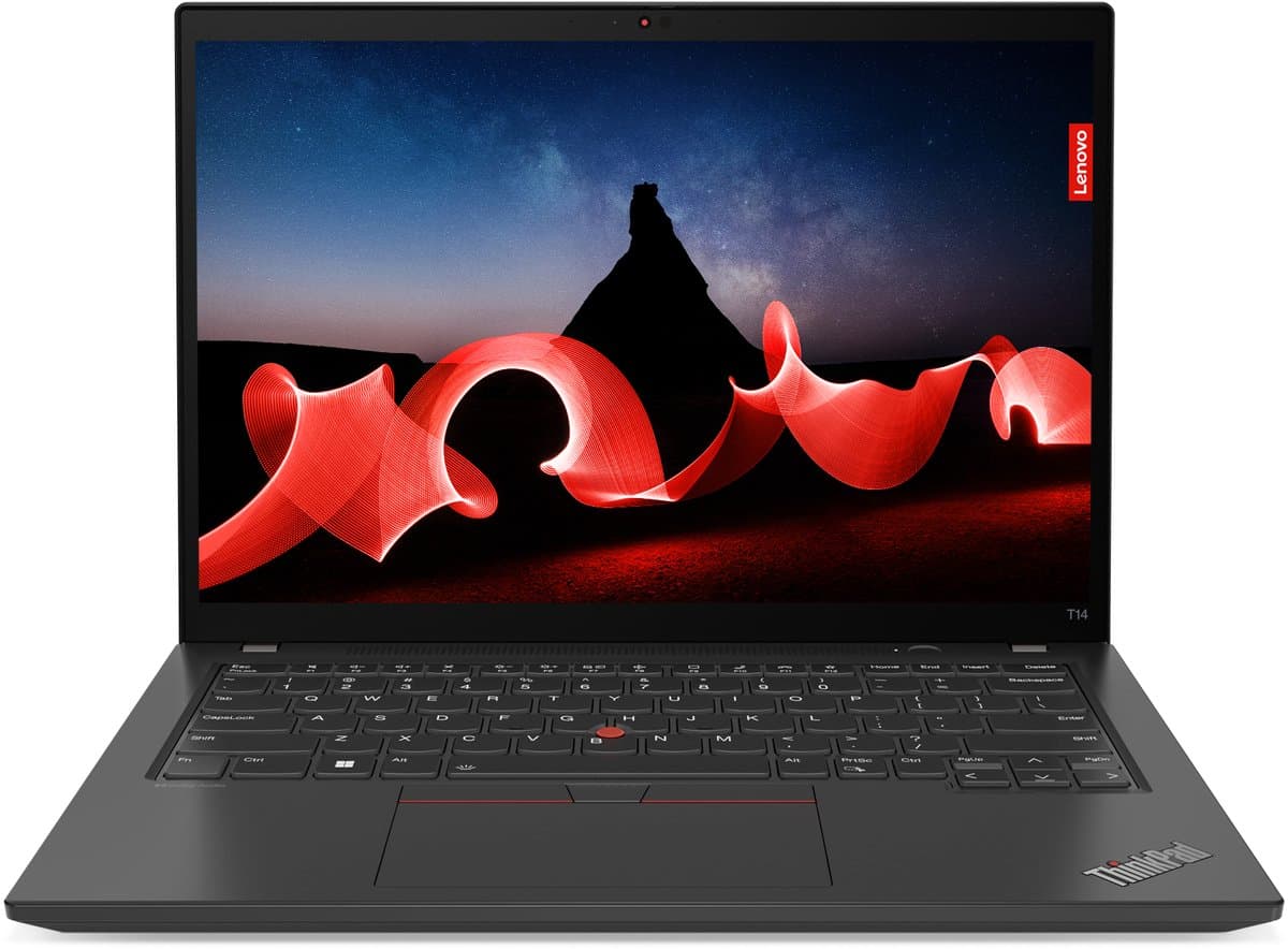 Lenovo ThinkPad T14 Gen 4 (Intel) Intel® Core™ i5 i5-1335U Laptop 35,6 cm (14") WUXGA 16 GB DDR5-SDRAM 512 GB SSD Wi-Fi 6E (802.11ax) Windows 11 Pro Zwart — afbeelding 1