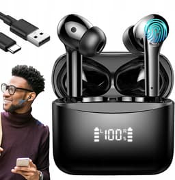 AI Vertaling Oordopjes - Smart Translation Earbuds - Real-time Tolken - 143 Talen - 42 Uur Batterij - Noise Cancelling - IP7 Waterdicht - Voor Zakelijk en Reizen — thumbnail 1