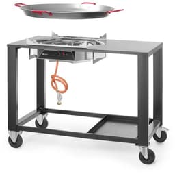 HENDI Fiesta XL - Gasbarbecue - Paella & Showcooking - Ø 800 mm - Mobiel & Veilig — thumbnail 4