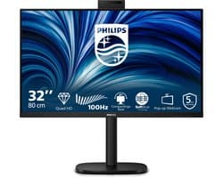 Philips 3000 series 32B2U3601H/00 computer monitor 80 cm (31.5") 2560 x 1440 Pixels Quad HD LCD Zwart — afbeelding 1