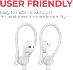 Oorhaakjes voor Airpods - Wit — thumbnail 2