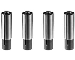 Router Collet Adapter Set 1/4" naar 1/8" - 4 Stuks voor CNC Frezen en Graveren