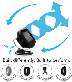 VORNADO Ventilator 660 BLK 4SPD circulator — thumbnail 5