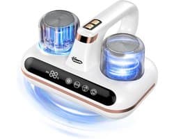 MrGoods Huisstofmijt Stofzuiger - Tapijt Reiniger - Bank & Matras Reiniger - HEPA Filter - Draadloos - Bed Reiniger Stofzuiger - Bacterie, Mijt & Schimmel Bestrijder - Zonder Zak