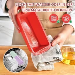 PromoHome 5-delige Siliconen Broodbakvormen Set - Rechthoekige Anti-Aanbak Bakvormen voor Oven, Airfryer en Vaatwasser - Geschikt voor Brood, Cake en Brownies — thumbnail 3