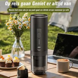 EAFC draagbare elektrische espressomachine - snelle waterverwarming - 20 bar - 2-in-1 draagbare koffiemachine - reis & camping koffiezetapparaat 12 volt — thumbnail 4