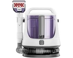 Hennova Tapijtreiniger - Vlekkenreiniger - Tapijtreiniger stofzuiger - Bank reiniger - Multifunctioneel - Reinigt diep - Draagbaar - Wit/zwart -