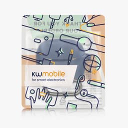 kwmobile Hoes geschikt voor JBL Tune Flex 2 - Siliconen cover voor oordopjes in donkerblauw — thumbnail 2