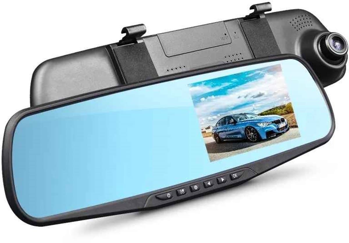 DrPhone OptiSafe BlackBox DVR – 1080P Full HD Dashcam – Dual Lens – Nachtzicht – Parkeerassistent – G-Sensor – Bewegingsdetectie – Achteruitrijcamera - Loop Recording — afbeelding 1