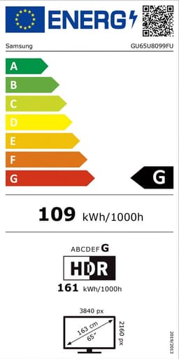 Samsung GU65U8099FU 165,1 cm (65") 4K Ultra HD Smart TV Wifi Zwart — thumbnail 3