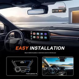 Dashcam voor auto voor en achter – Dual dashcam – Voor- en achtercamera – Autocamera – Full HD dashcam – Dashcam met nachtzicht – Dashcam met bewegingssensor – Groothoeklens – Parkeermodus – Loop recording – Dashcam met SD-kaart — thumbnail 4