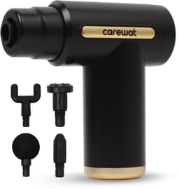 Massage Gun Professioneel – Massage Pistool - Compact & Stil <55 dB – 4 Opzetstukken – USB-C – Spiermassage voor Nek Rug en Benen – Draagbaar - Krachtig - Draadloos — thumbnail 1