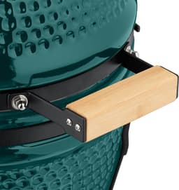 Kamado barbecue - Ø 26 cm - keramisch - met thermometer - deksel - groen — thumbnail 3