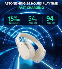 Draadloze Over-Ear Hoofdtelefoon met -45 dB ANC, 94 Uur Accu, Hi-Res Geluid, Ruimtelijke Audio en Snelle Oplading — thumbnail 5