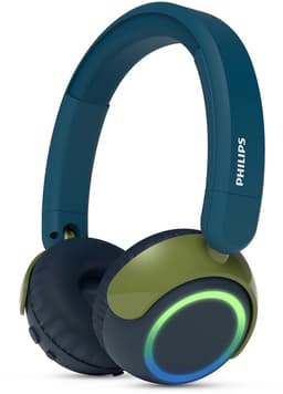 PHILIPS TAK4200CT 4200-serie On Ear draadloze opvouwbare hoofdtelefoon voor kinderen - 45 uur afspeeltijd, beperkt volume, Audio delen, laadkabel meegeleverd - Ambiant verlichting - Kristalgroen — thumbnail 11