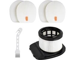 Filterset - 6 stuks - Geschikt voor Shark IZ162H - IZ362H - IZ363HT - IZ440H - IZ462H - IZ483 - voor draadloze stofzuigers - voor draadloze stofzuiger zonder zak - Anti Hair Wrap Pre - schuimfilter - motor schuimvilt filters