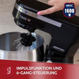 Planetenkeukenmachine met 2 mengkommen - 1600 W - Krachtige Keukenmachine — thumbnail 4