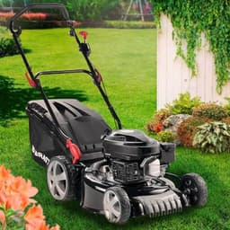 Benzine grasmaaier 46 cm met krachtige 4-takt motor en maaifuncties — thumbnail 1