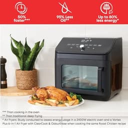 XL Heteluchtfriteuse 13 Liter met Multifuntionele Kookmogelijkheden voor Bakken, Grillen en Roosteren — thumbnail 5