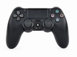 GMB Gaming Draadloze Game Controller voor PS4 en PC - Dual Vibration, LED Lichtbalk, Ergonomisch Ontwerp voor Comfortabel en Realistisch Spel, Zwart — thumbnail 7