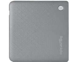 Grijze E-reader Hoes voor Kobo Libra 2 | Beschermhoes met Standby/Wakker Word Technologie | Kunstleer | Compatibel met 7 Inch E-reader