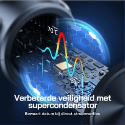 SNJY® Dashcam voor Auto - Auto Camera - Dashcam Voor en Achter Draadloos - 4 K - Zwart — thumbnail 4