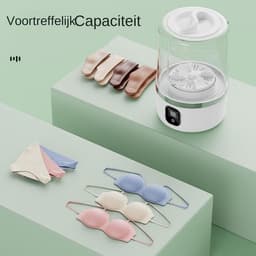 Mini wasmachine-kleine wasmachine-camping wasmachine-Kleine wasmachine - Mini-wasmachine voor ondergoed - Oplaadapparaat voor babykleding, handdoeken, sokken en delicate kleding - wit - 12,5x12,5x20cm — thumbnail 5