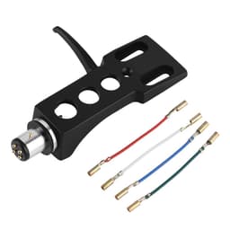 LP Turntable Phono Headshell Mount, Turntable Phono Headshell Mount, Oxygen-free Copper Wire Plastic for Turntable Repair Replacement for Various Phono — thumbnail 1