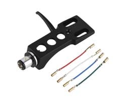 LP Turntable Phono Headshell Mount, Turntable Phono Headshell Mount, Oxygen-free Copper Wire Plastic for Turntable Repair Replacement for Various Phono